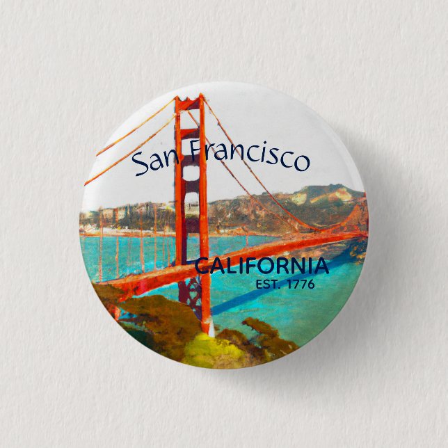 San Francisco GoldenGate Knapp (Framsida)