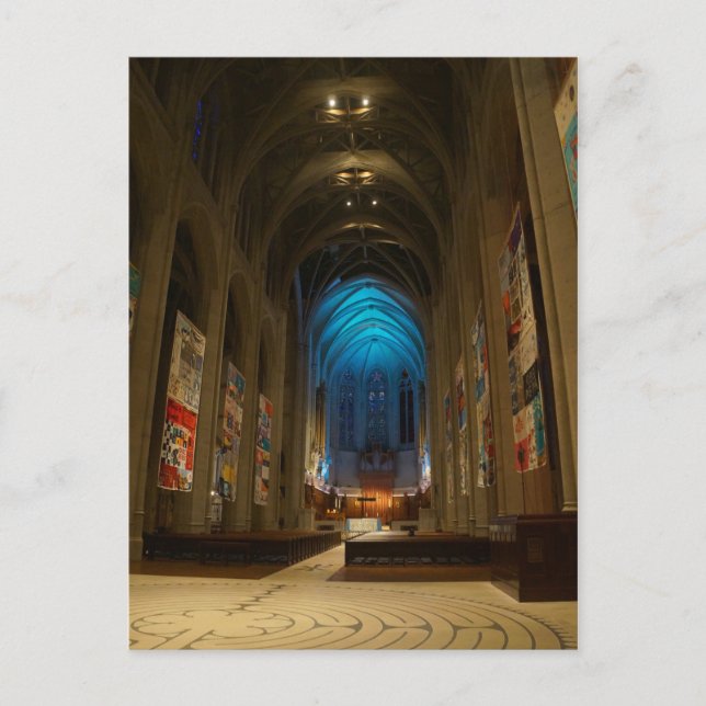 San Francisco Grace Cathedral #2 vykort (Framsida)