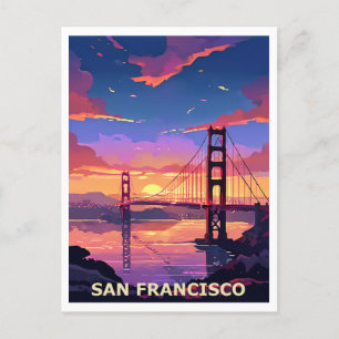 San Francisco Graphic Art Design Vykort