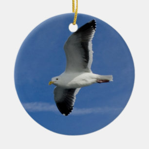 San Francisco Gull Julgransprydnad Keramik