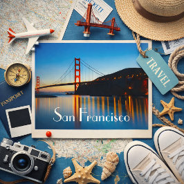 San Francisco – Gyllene kvällar vid viken Vykort