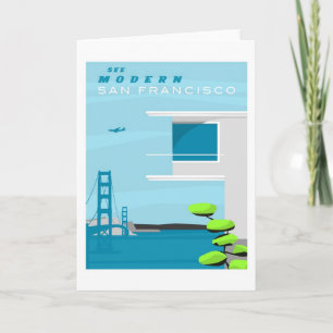 San Francisco hälsningkort Kort