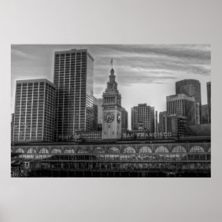San Francisco-hamnen, Ferry Byggnad Poster