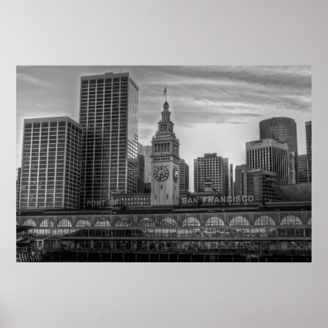 San Francisco-hamnen, Ferry Byggnad Poster (Framsidan)