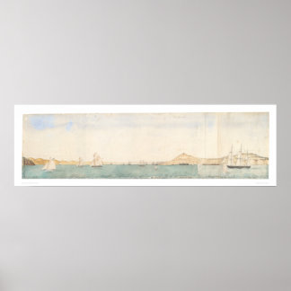 San Francisco harbor, Kalifornien (1244) Poster