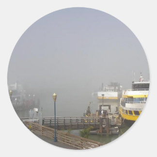 San Francisco Harbor Runt Klistermärke