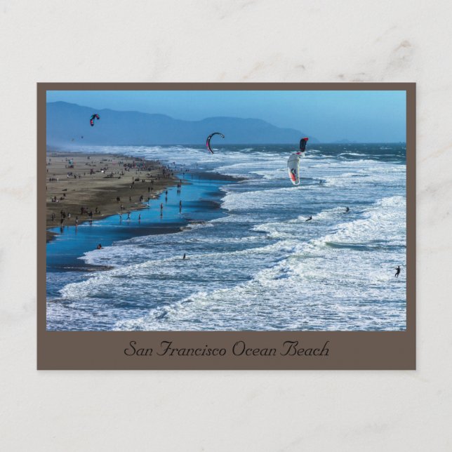 San Francisco-havsstranden 2021 Vykort (Framsida)
