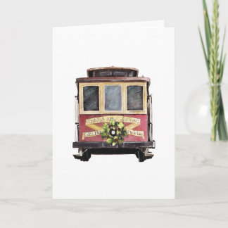 San Francisco-helgdag-kort för kabelbil Kort