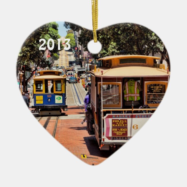 San Francisco Helgdag Ornament (Framsidan)