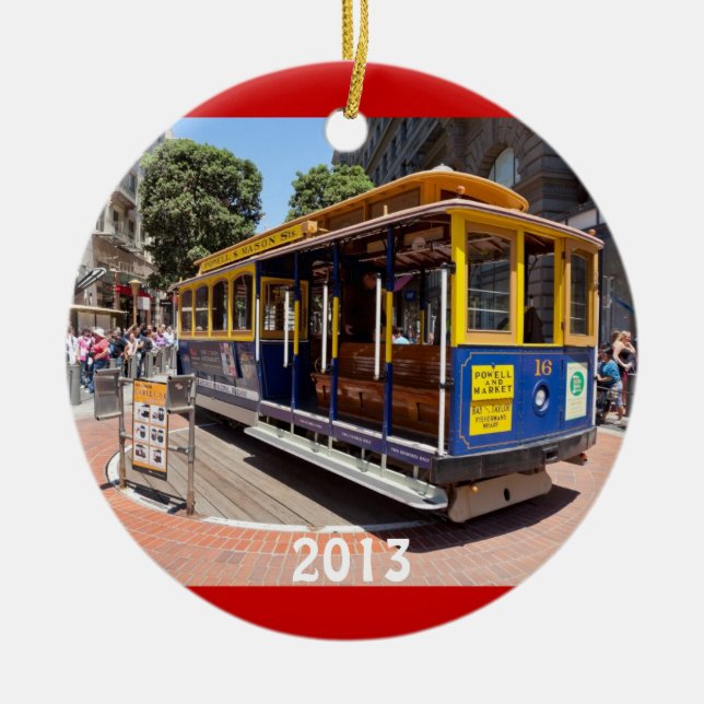 San Francisco Helgdag Ornament (Framsidan)