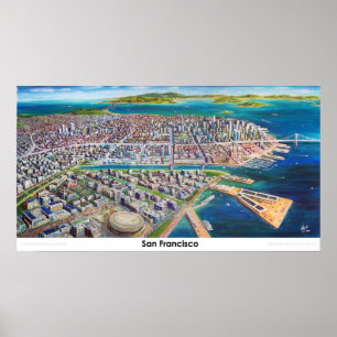 San Francisco horisont 2030 Poster