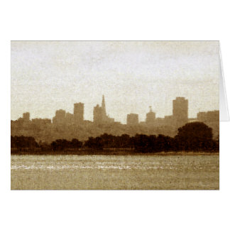 San Francisco horisont Hälsningskort