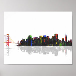 San Francisco horisont Poster