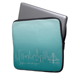 San Francisco horisontlaptop sleeve 13 flytta sig