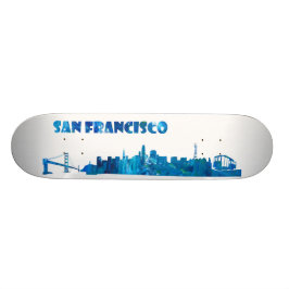 San Francisco horisontSkateboard Mini Skateboard Bräda 18,5 Cm
