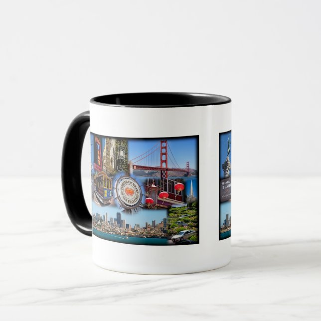 San Francisco Iconic Attraktion Mugg (Framsida vänster)