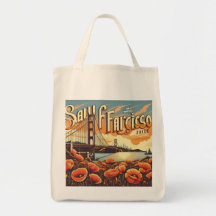 San Francisco Ikonisk Vy Tote