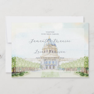 San Francisco Illustrated Bröllop Inbjudningar