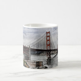 San Francisco illustrerade muggen Kaffemugg