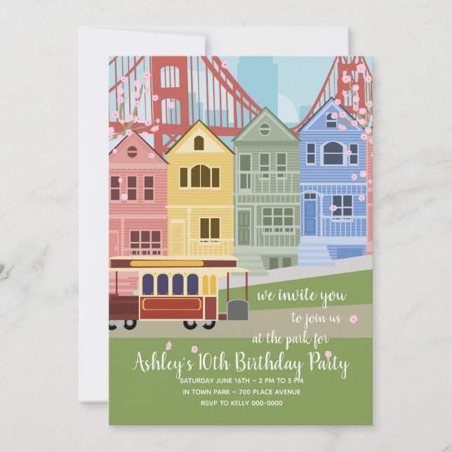 San Francisco-inbjudan Inbjudningar (Framsida)