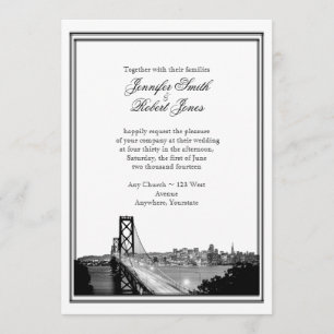 San Francisco-inbjudan till destinationsbröllop Inbjudningar