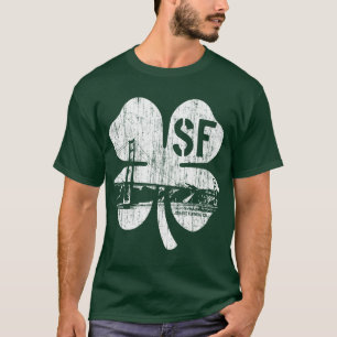San Francisco irländare (vintagevit) T-shirt