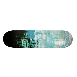 San Francisco Island_cyan Skateboard Bräda 20,5 Cm