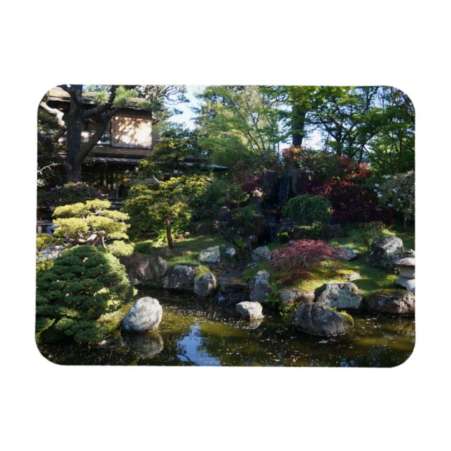 San Francisco Japanska Tea Garden #2 Photo Magnet (Horisontell)