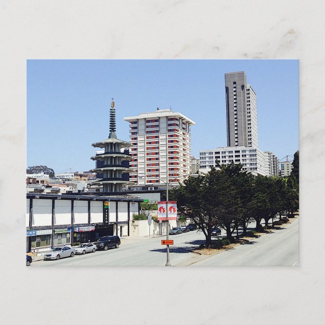 San Francisco Japantown #3 vykort (Framsida)
