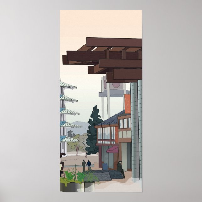 San Francisco Japantown Poster (Framsidan)