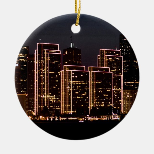 San Francisco jul Julgransprydnad Keramik (Framsidan)