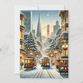 San Francisco-julafton Elegance - kort