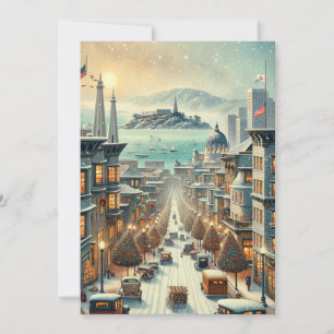 San Francisco-julafton - kort