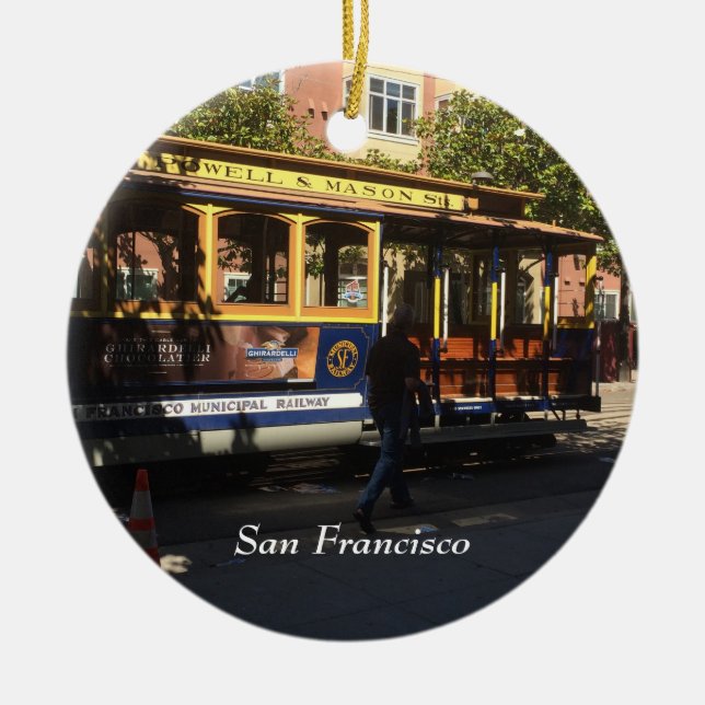 San Francisco Julgransprydnad Keramik (Framsidan)