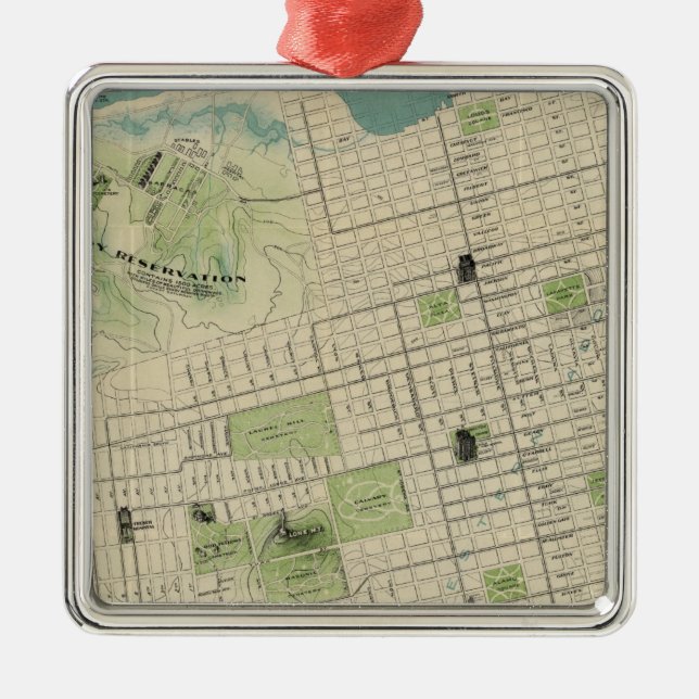 San Francisco Julgransprydnad Metall (Framsidan)