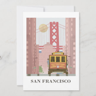san francisco julkort