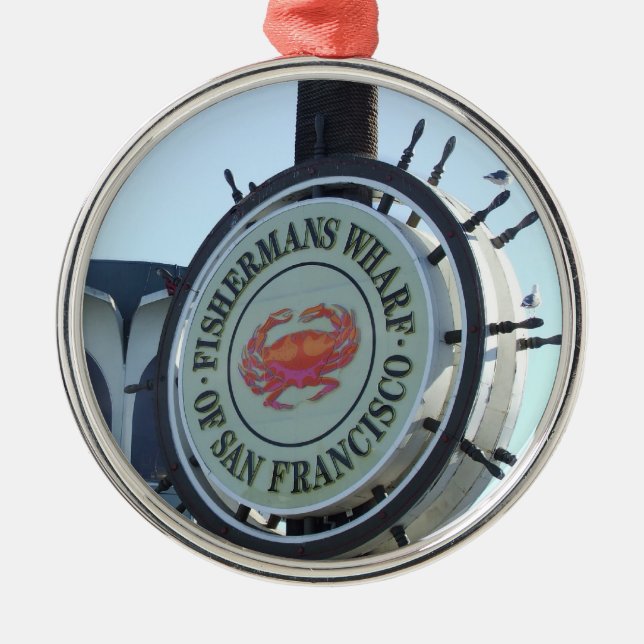 San Francisco julprydnad Julgransprydnad Metall (Framsidan)