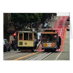 San Francisco-kabelbil #2-kort Hälsningskort