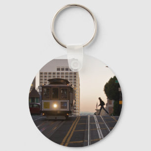 San Francisco kabelbil Keychain Nyckelring