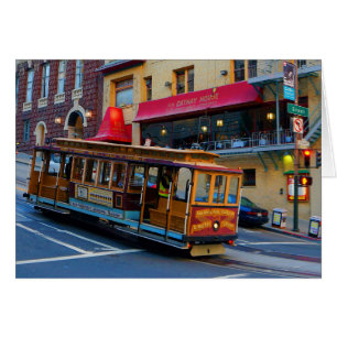 San Francisco-kabelbil nr 5-kort Hälsningskort