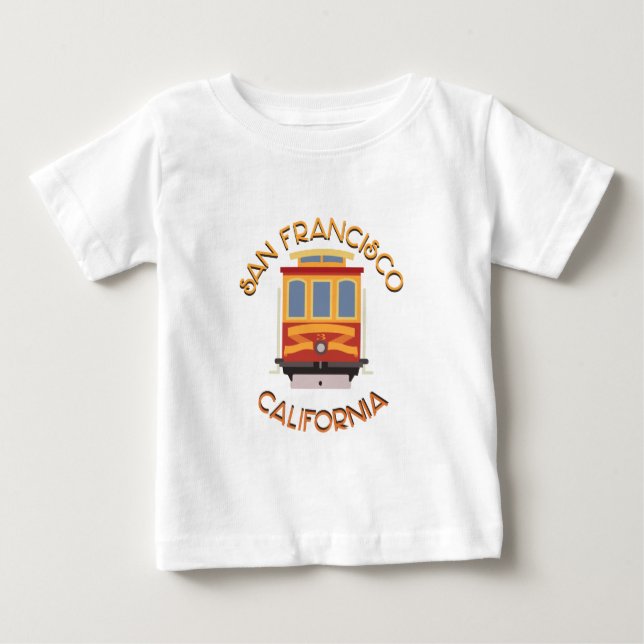 San Francisco kabelbil T-shirt (Framsida)