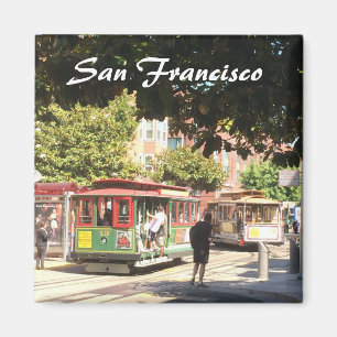 San Francisco Kabeljärnväg Magnet