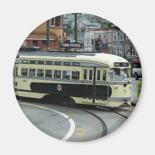 San Francisco Kabeljärnväg Magnet