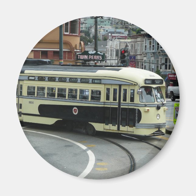 San Francisco Kabeljärnväg Magnet (Framsidan)