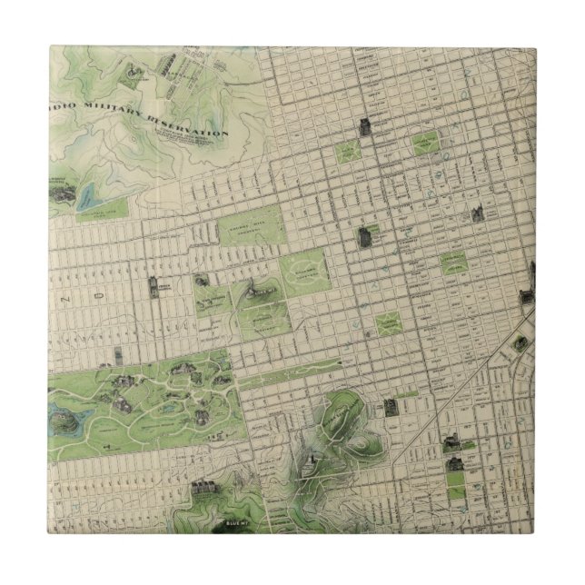 San Francisco Kakelplatta (Framsidan)