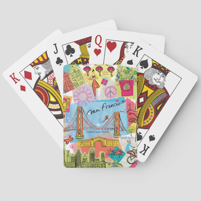 San Francisco, Kalifornien Casinokort (Baksidan)