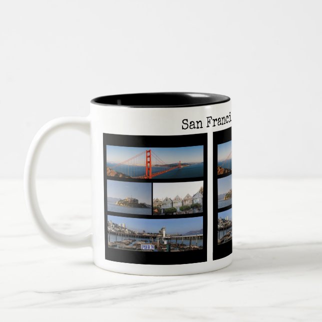 San Francisco Kalifornien Coffe Mugg (Vänster)