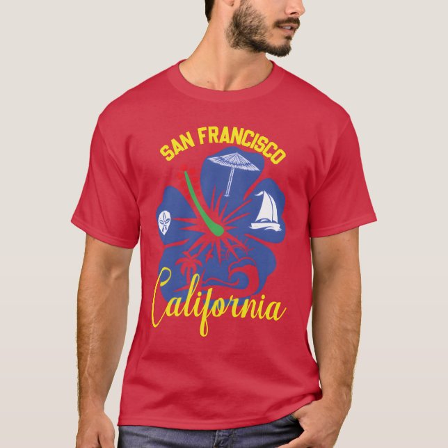 San Francisco Kalifornien Familyrip Friends Group  T Shirt (Framsida)