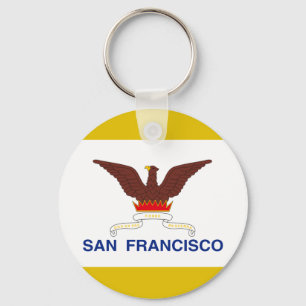 San Francisco (Kalifornien) flagga Keychain Nyckelring