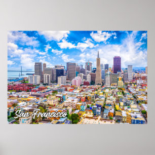 San Francisco, Kalifornien, Förenade Stater Poster
